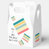 Beachy赤ちゃんシャワーお願いギフトボックスを取得 フェイバーボックス (オープン)