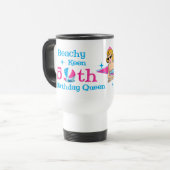 Beachy鋭敏な第50誕生日 トラベルマグ (正面左)