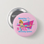 Beachy鋭敏な第50誕生日 缶バッジ (正面&裏面)