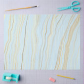 Beachy コンテンポラリー BlueとLinen Decompage 薄葉紙 (クラフト)