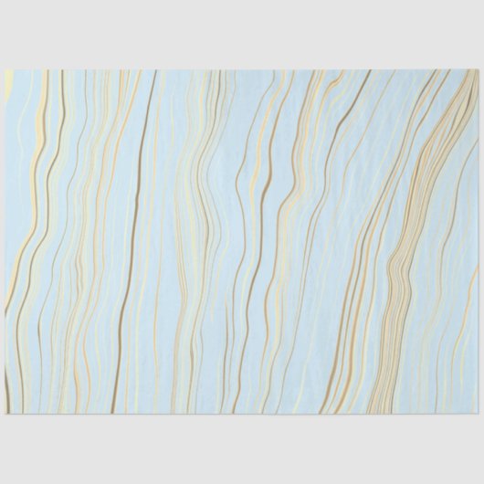 Beachy コンテンポラリー BlueとLinen Decompage 薄葉紙 (正面)