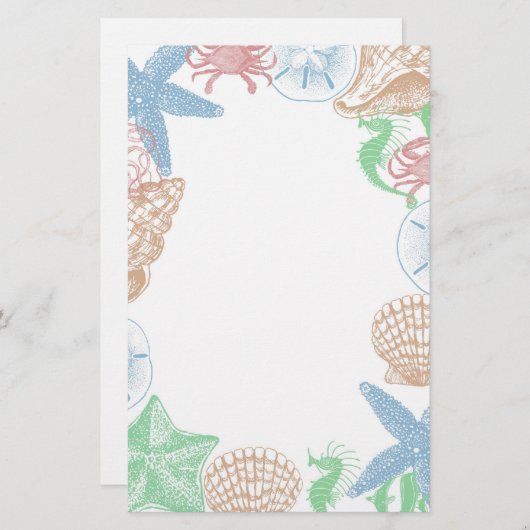 Beachy 便箋 (正面/裏面)