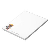 Beachy Bear 5.5 x 6で晴れた冒険 ノートパッド (回転)