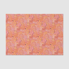 Beachy Boho Seagrass Orange 薄葉紙