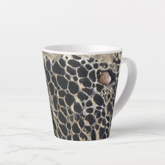 Beachy Bubbly Rocks カフェラテマグ (右アングル)