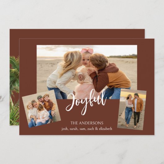 Beachy Collage写真II シーズンカード (正面/裏面)