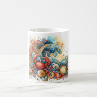 Beachy Crab Coffee Cup コーヒーマグカップ