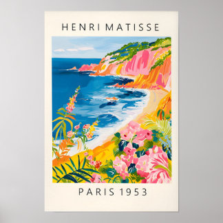 Beachy Decor、Henri Matisseの海プリント ポスター