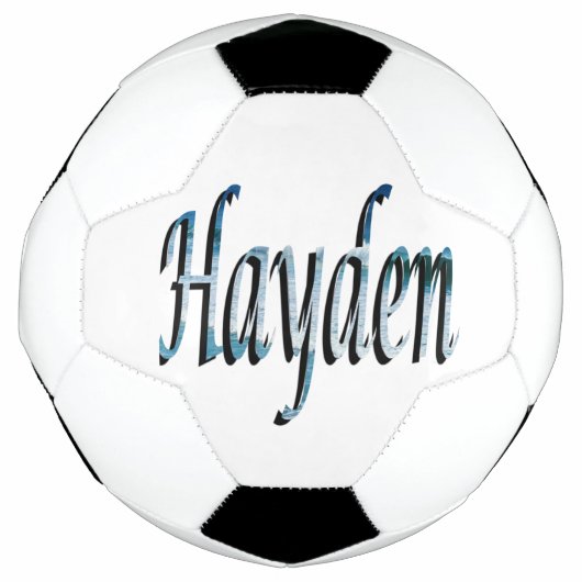 Beachy Haydenの名前、Soccerball サッカーボール (正面)