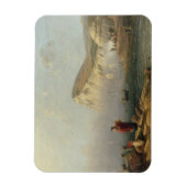 Beachy Head, 1850 (キャンバス上の油) マグネット (縦)