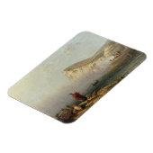 Beachy Head, 1850 (キャンバス上の油) マグネット (左側)