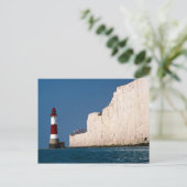 Beachy Head, Eastbourne, East Sussexのライトハウス ポストカード (スタンド正面)