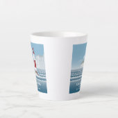 Beachy Head Lighthouse カフェラテマグ (正面)