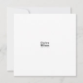 Beachy Head Lighthouse カード (裏面)