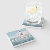 Beachy Head Lighthouse ストーンコースター (横)