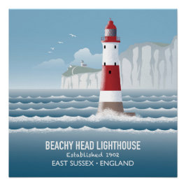 Beachy Head Lighthouse ポスター