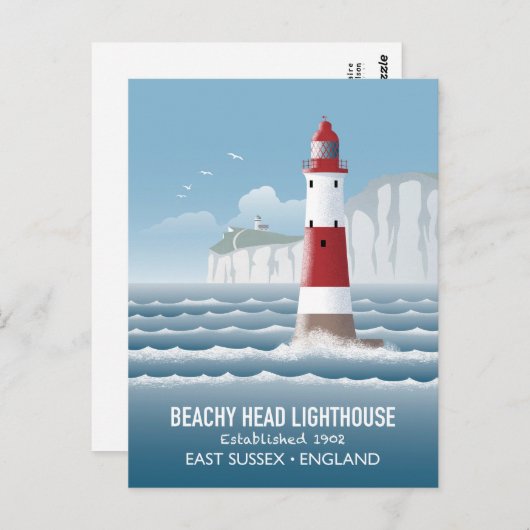 Beachy Head Lighthouse ポストカード (正面/裏面)