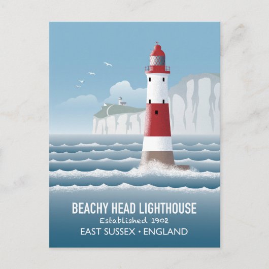 Beachy Head Lighthouse ポストカード (正面)
