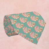 Beachy Monogram Nautilus Tote with Stylish Stripes ネクタイ