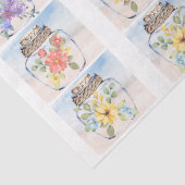 Beachy Pastel Watercolor Florals & Jar  Decoupage  薄葉紙 (詳細)