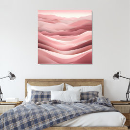Beachy Pink AI art  キャンバスプリント