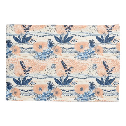 Beachy Shore  枕カバー (裏面-左)