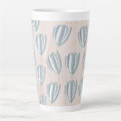 Beachy Tulips Chili Bowl カフェラテマグ (正面)