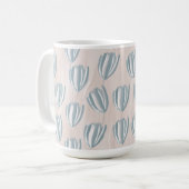 Beachy Tulips Mug コーヒーマグカップ (正面左)