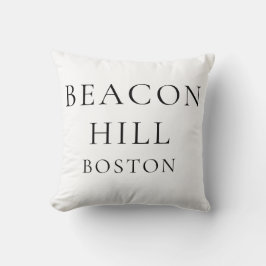 Beacon Hill Boston Preppy Style Throw Pillow クッション