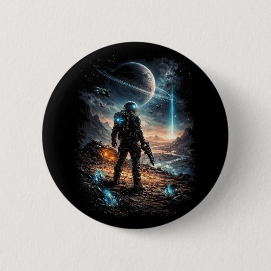 Beacon on the Distant World 缶バッジ (正面)