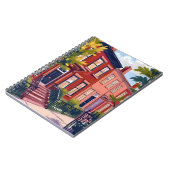 Beacon Street Boston Massachusetts ノートブック (左側)