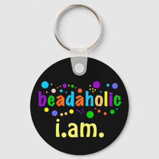 Beadaholic I.AM. – ビーディング中毒を表示 キーホルダー
