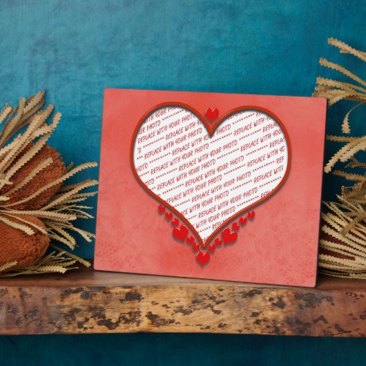 Beaded Heart Photo Frame フォトプラーク (側面)