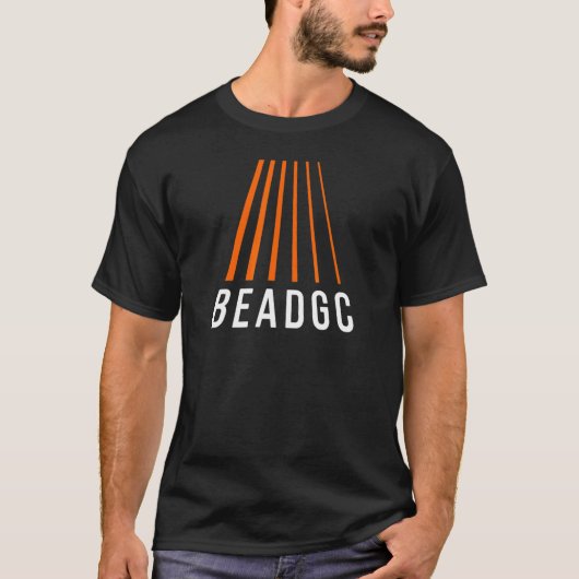 BEADGC 6 String Bass Guitar Player Bassist Perspec Tシャツ (正面)