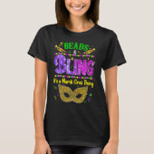 Beads and bling it's a Mardi Gras thing Carnival M Tシャツ (正面)