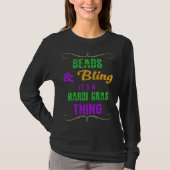 Beads & Bling It s a Mardi Gras Thing Cool Tシャツ (正面)
