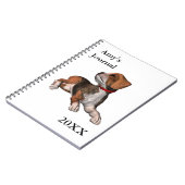 Beagleジャーナル – 名前/年 ノートブック (左側)