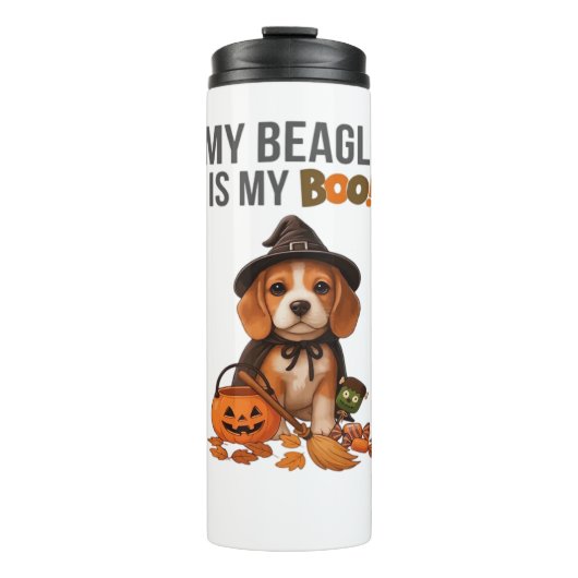 Beagleハロウィーンの衣装My BeagleはMy Boo Dog タンブラー (正面)
