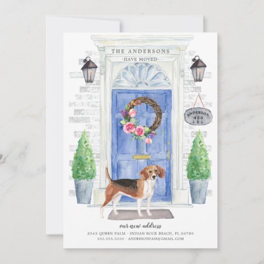 Beagleフロントドアの移動発表 招待状 (正面)