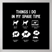 Beagle物事が時間の余裕をおもしろい持つ ポスター (正面)