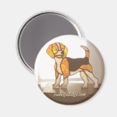 beagle2, isabelfidalgo.com マグネット (正面/裏面)