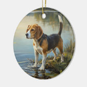Beagle セラミックオーナメント (左)