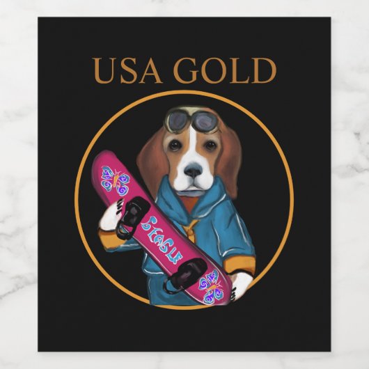 BEAGLE ワインラベル (シングルラベル)