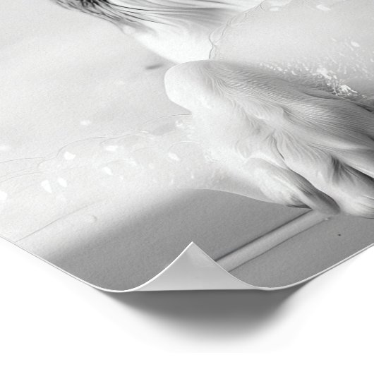 Beagle Bath Wall Art, Dog and Rubber Duck, Beagle  ポスター (角)