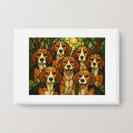 Beagle Buttons  einfach süss 缶バッジ