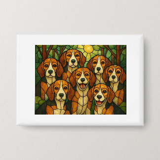 Beagle Buttons  einfach süss 缶バッジ