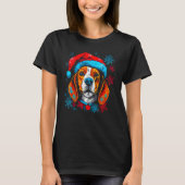 Beagle Christmas Tシャツ (正面)