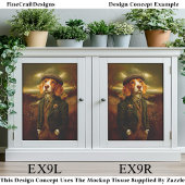 Beagle Country Gentleman Landscape EX9L Decoupage 薄葉紙