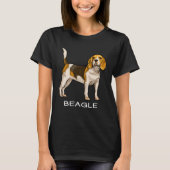 Beagle Crazy Dog Tシャツ (正面)