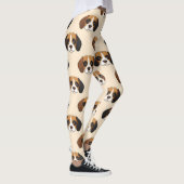 Beagle Cute Dog Lover Pattern レギンス (右)